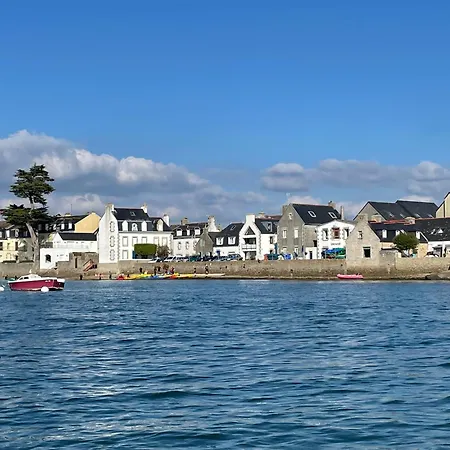 Ferienwohnung Les Pieds Dans L'Eau Île-Tudy Exterior foto